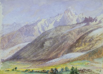 Scena di montagna, 23 giugno 1858 da John Brett